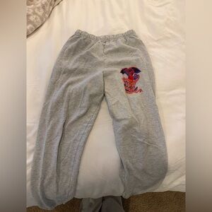 Boys Lie Gray Sweatpants with Colorful Patch
